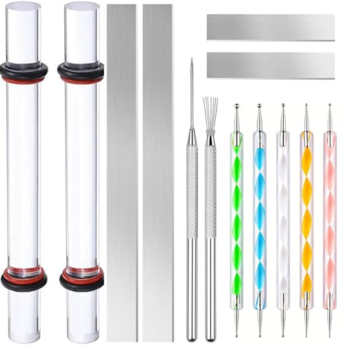 13PCS Polymer Clay Tools Kit, Acrylic Roller & Clay Sculpting Set - color: 13Pcs