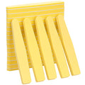 20Pcs Nail Buffer Block Files Sponge Washable Double Sided 100/180 Sanding Buffing File(Yellow) - color: Yellow