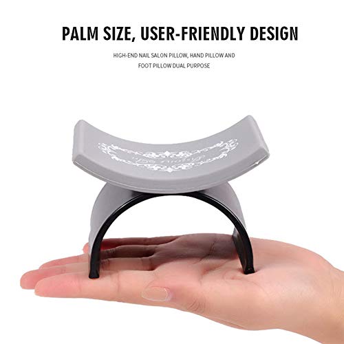 Nail Arm Rest, U-Shaped Silicone Manicure Hand Rest Pillow for Salon/Home