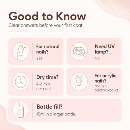 Beetles Nail Strengthener and Growth Pink Nail Polish, Nail Care Treatment - color: D-Pink-1
