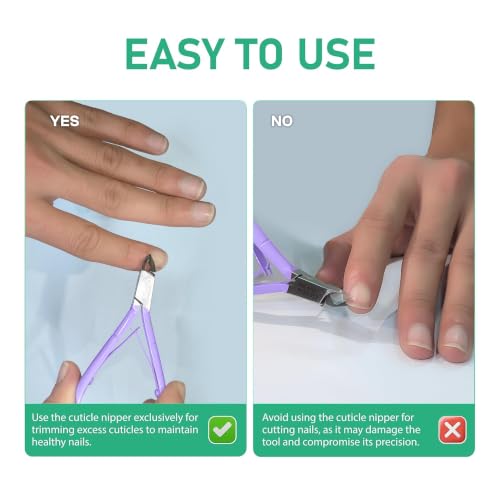 1piece Cuticle Trimmer Nipper 9 Color (Purple) - color: Purple