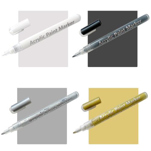 Nail Art Pen, 0.7mm Fine Tip, Gold, 1 PCS - size: 1 Count (Pack of 1)
