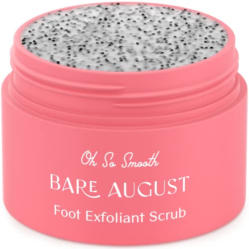 Bare August Exfoliating Foot Scrub, Removes Calluses & Dead Skin