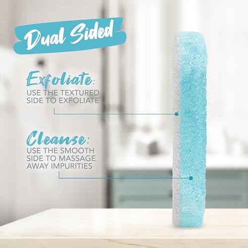 Spongables Pedi Scrub Foot Exfoliating 5+ Wash Travel Sponge, Clean & Fresh, 6 Count - color: Clean and Fresh, size: 6 Count (Pack of 1)