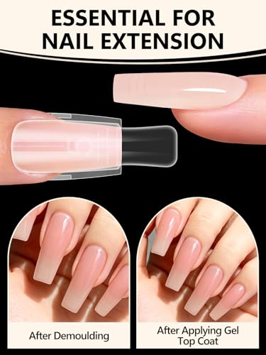 EBANKU Original Sandwich Nails Dual Forms - color: Short Almond-A