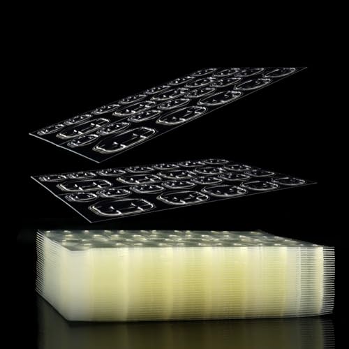 Laza 720pcs Thin Breathable Adhesive Tabs Super Sticky Nail Glue Stickers - size: Clear 720 Pcs