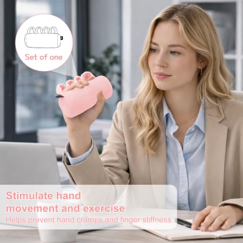 SPRING SEAON Hand Contracture Cushion, Palm Protector for Clenched Hands - color: Pink
