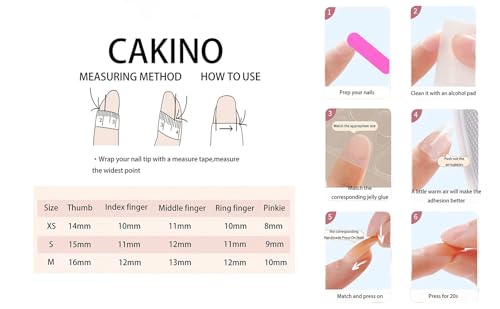 Handmade Duck French Press On Nails | Reusable & Salon Quality (O908, S) - color: O908, size: S