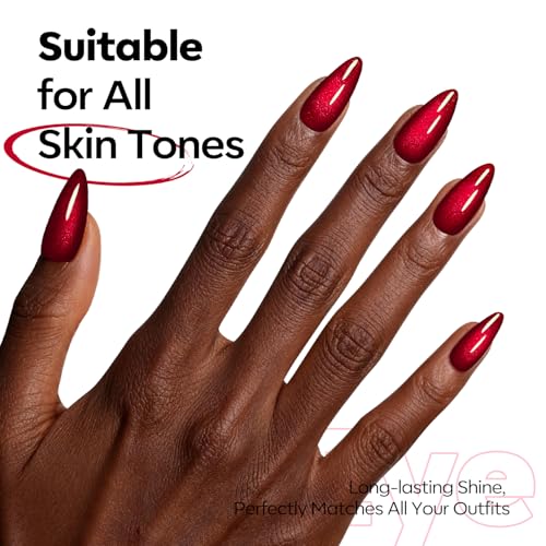 modelones Red Cat Eye Gel Polish Burgundy Red Gel Polish - color: A1-Red Cat eye