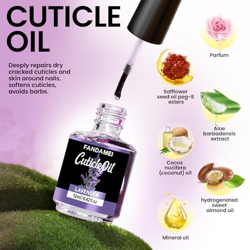 FANDAMEI Gel Nail Remover Kit with Soak Off Clips, Lint Free Wipes, Polish Remover Bottle, Cuticle Nippers, Pusher, Peeler. Cuticle Oil. Nail Files and Buffers. Gel Polish Removal Nail Soak Off Kit - color: purple