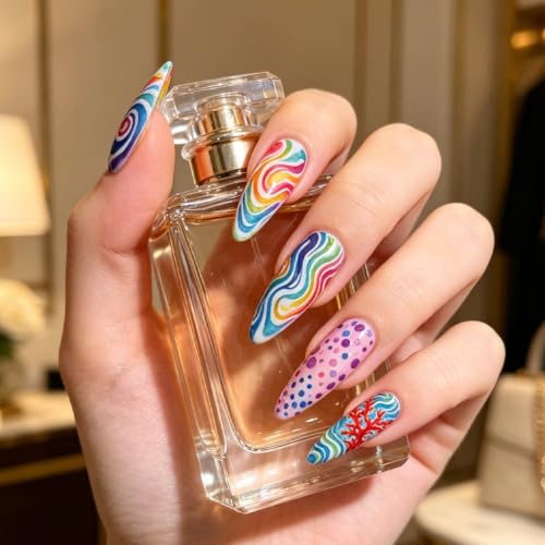 6 Sheets Nail Stamping Plate Basic Patterns Nail Art Stamp - color: Basic Patterns
