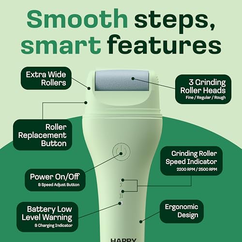 FSA Eligible HSA Electric Pedicure Foot File Callus Remover