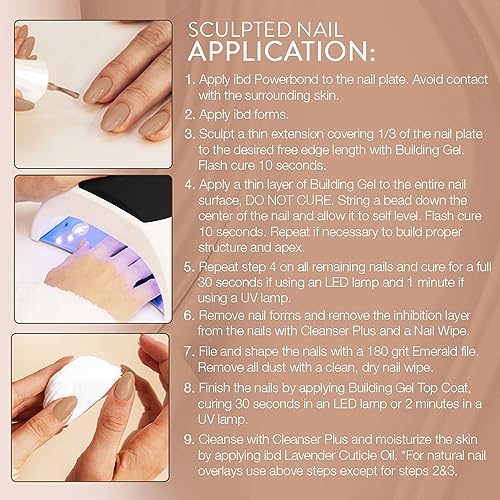 IBD Building Gel, Hard Gel Nail Extension, Cool Nude, Soak-Off, Nail Builder Strengthener, 0.5 fl oz - color: Cool Nude