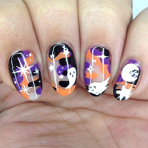 Maniology Boo-gie French Nail Stamping Starter Kit | Halloween Nail Art Set