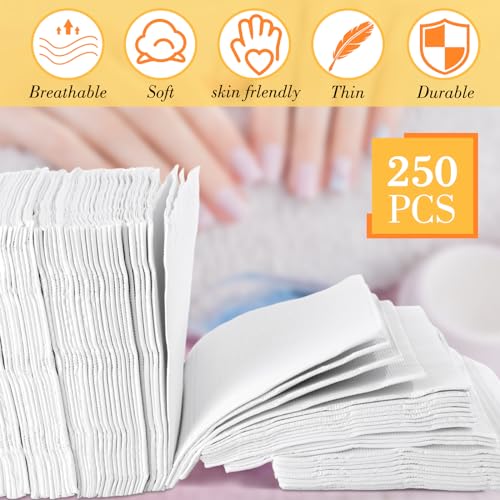 Newwiee 250 Pcs Disposable Nail Table Towels Mat, 13'' x 18'' Patient Bibs 3 Ply Waterproof Tattoo Bibs Nail Towels Paper Tray Covers Clean Pads Tattoo Supplies (White) - color: White