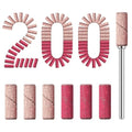 Modelones Nail Drill Bit, 200 Pcs Mini Small Nail Sanding Bands - size: 2 size