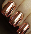 Minx Nails, Copper Chrome, Nail Wrap - color: Copper Chrome