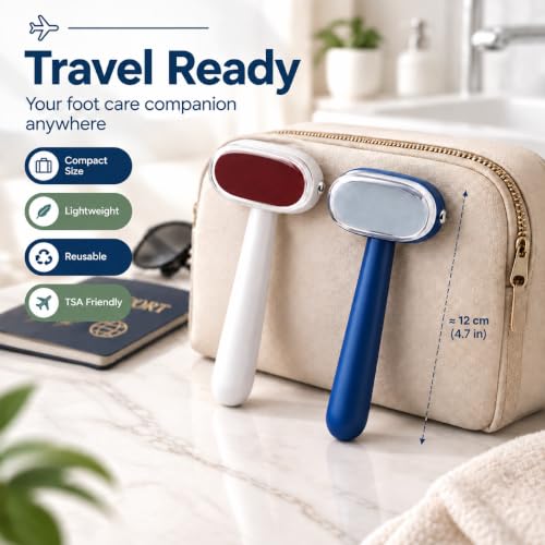 Dual Sided Foot Callus Remover, 2 Pack Foot Files for Dead Skin and Heels