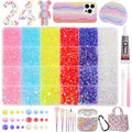 24 Grids Rhinestones Bedazzling Kit, Flatback Color Resin Gems for Crafts - color: S9