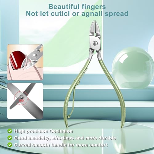 Manicure kit Professional Nail Clippers Pedicure Kit,30 Pcs Stainless Steel - color: 30 in 1 Green