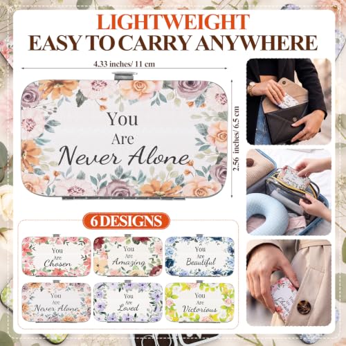 24 Set Christian Manicure Set, Bible Verse Gift Bulk for Women, Floral - color: Vintage Floral