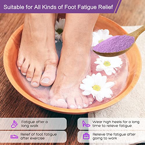 20 Pack Foot Soak Salts kit Epsom Lavender Pedicure Tea Tree Oil