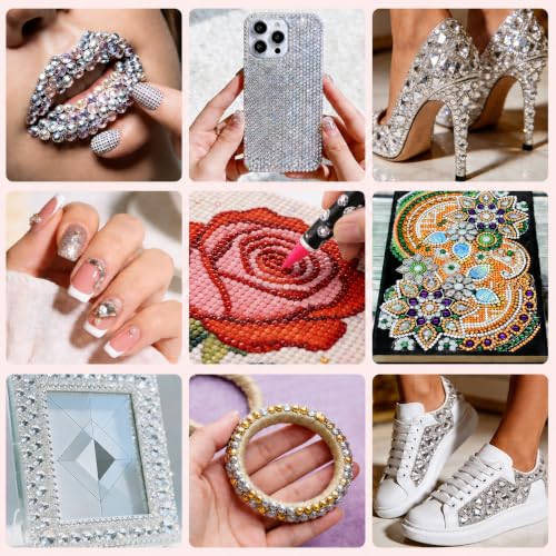 15pcs Rhinestone Picker Tool, Bedazzling Pen Wax Pencil for Rhinestones