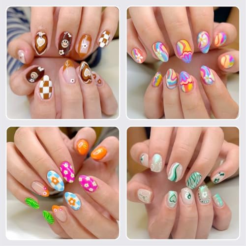 15 PCS Nail Dotting Tools Design Tools, Nail Dotting Pen Nail Art Tools - color: 15 PCS