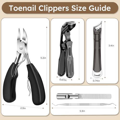 Heavy Duty Toenail Clippers for Thick Nails, Nail Clippers for Men Seniors