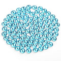 Rhinestones 1440pcs SS12 (3.0-3.2mm) Glass Flatback Crystal Aquamarine - color: Aquamarine, size: SS12/1440pcs