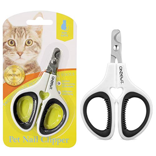 Pet Nail Clippers, Cat & Kitten Claw Nail Clipper Safe Sharp Trimmer - color: Black