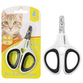 Pet Nail Clippers, Cat & Kitten Claw Nail Clipper Safe Sharp Trimmer - color: Black