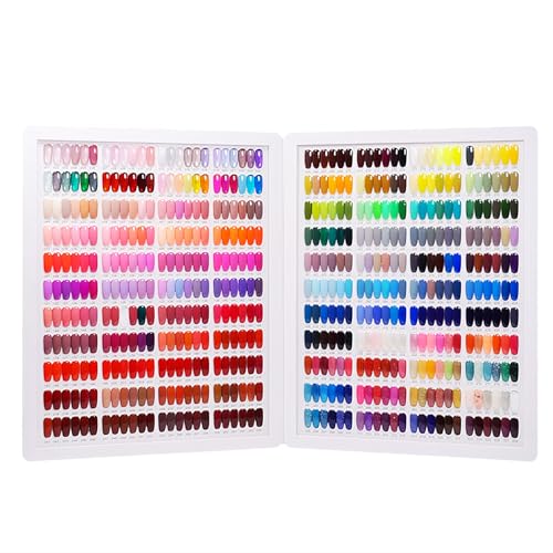 Acycoin2A 528 Nail Gel Polish Display Chart Acrylic Nail Art Sample Book - size: Extra Large
