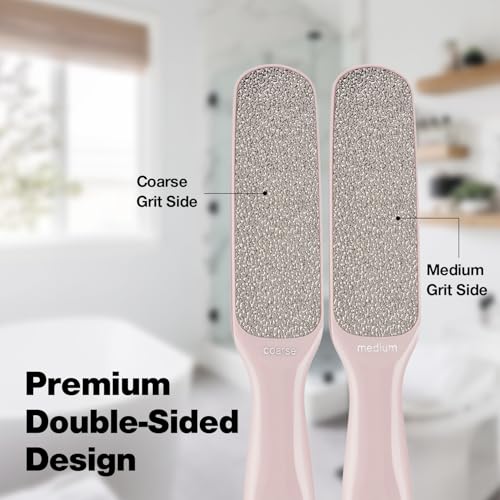 Probelle Double Sided Nickel Foot File Callus Remover, Pink - color: Pink