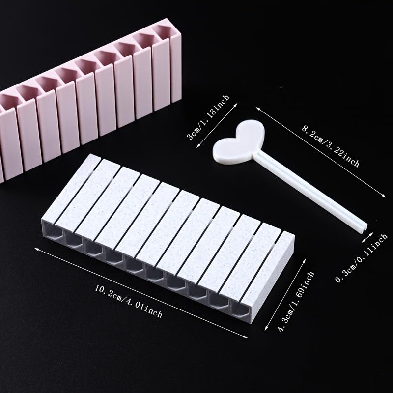 White Nail Transfer Foil Storage Box Organizer for Manicure Art - color: White