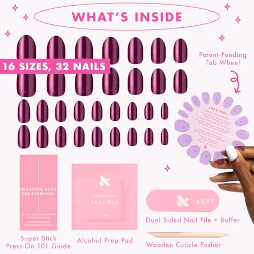 Olive & June Effects Super Stick Press-On Nails, Plaza Shimmer - color: Plaza Shimmer (Pack of 1)