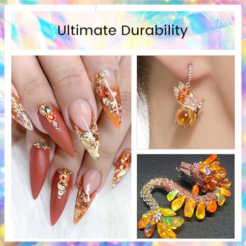 Rhinestones 3000pcs SS6 (1.9-2.0mm) Glass Flatback Crystal Amber - color: Amber, size: SS6/3000pcs