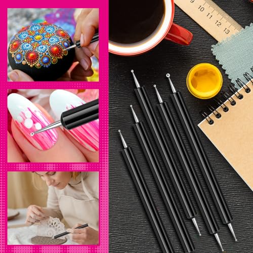 30Pcs Dotting Tools for Painting,Ball Embossing Stylus for Transfer Paper,Tracing Tools for Drawing