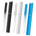 Crystal Glass Nail File with Case for Natural Nails 3 Pack - color: Black White Blue
