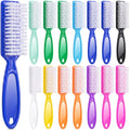 Patelai 15 Pieces Nail Brush Handle Grip for Fingernail Toe Scrub Cleaning - color: Mixed