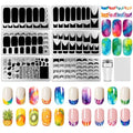 6 Sheets Nail Stamping Plate Basic Design Nail Art Stamp - color: Basic Design