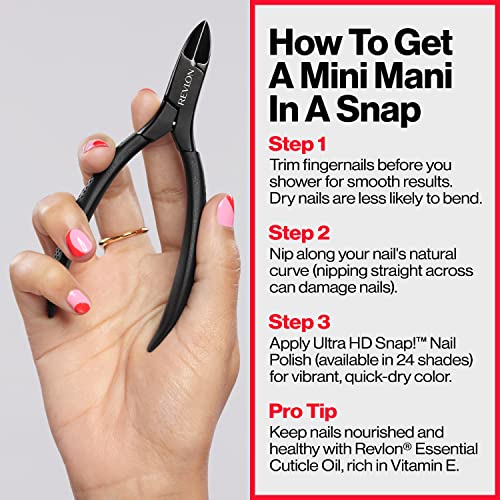 Revlon Comfort + Control Nail Nipper, 1 Count