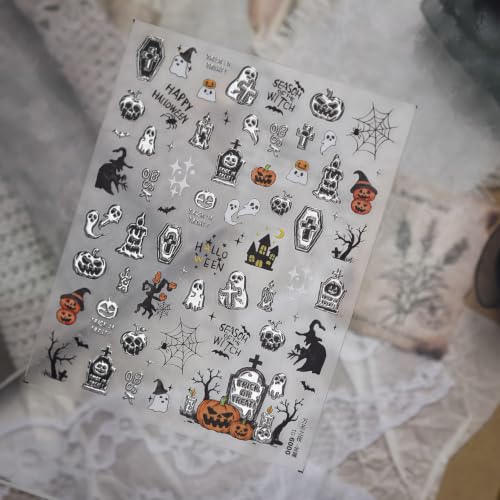 Halloween Nail Stickers for Nail Art - color: Color-12