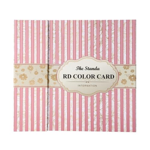 120 Colors Nail Gel Color Display Chart Book, Blank Nail Polish Showing Board Pattern Cover Nail Art Display Card Book for Nail Salon Home Manicure