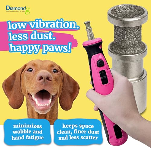 Diamondg Dog Nail Grinder Bits - Diamond-Coated, 80 Grit Body, 1Pack, Small - size: 004 - Enhanced Little Lola (1 Pack - Small)