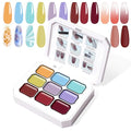 Gradient Painting Gel, 9 Colors OmbrePaint Gel Nail Polish - color: F Bechside Candy