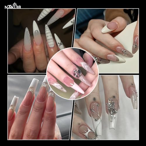 120PCS French Silicone Sticker Nail Dual Form Set Duet Nail System Reusable Pad Quick Building Mold Tips