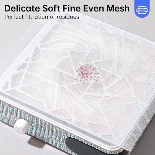 100PCS Nail Dust Collector Filter Paper PP Material - color: paper