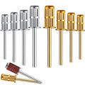 Blulu 20 Pack Small Drill Bits, Mandrel Sanding Bands Bit, Silver, Gold - color: Silver, Gold