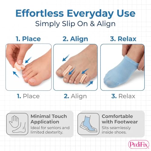 Pedifix 3-layer Toe Separators, 6-Count - size: 6 Piece Assortment